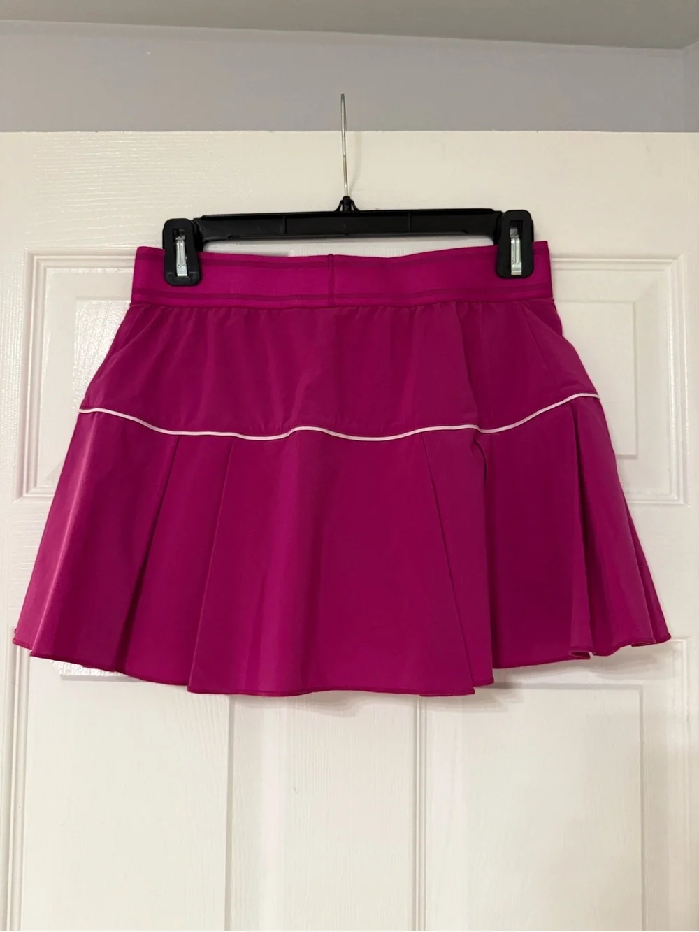 Nike Fuchsia Flared Tennis Skirt with White Swoosh
